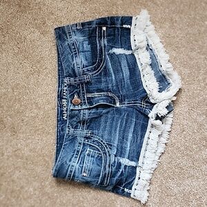 Almost Famous Shorts with Fringe